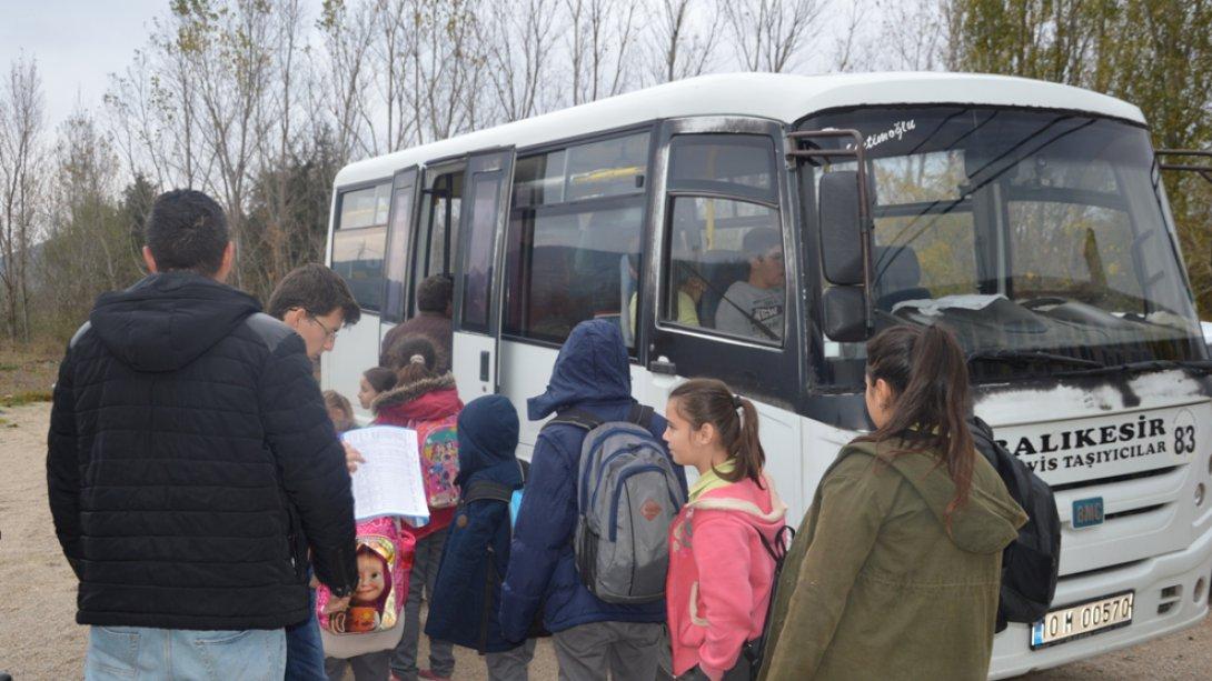 Yeniköy İlkokulu ve Ortaokulunda Servis Denetimi Gerçekleştirildi