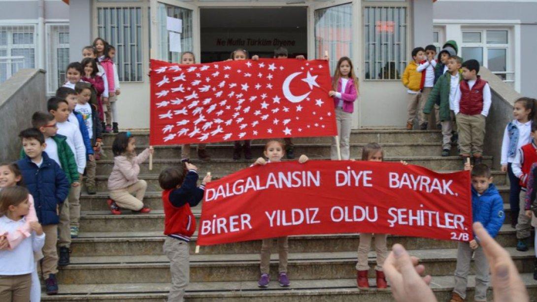 Albay Tayyar Nuran Oğuz İlkokulunda "Vatan, Bayrak ve Kitap Sevgisi" 