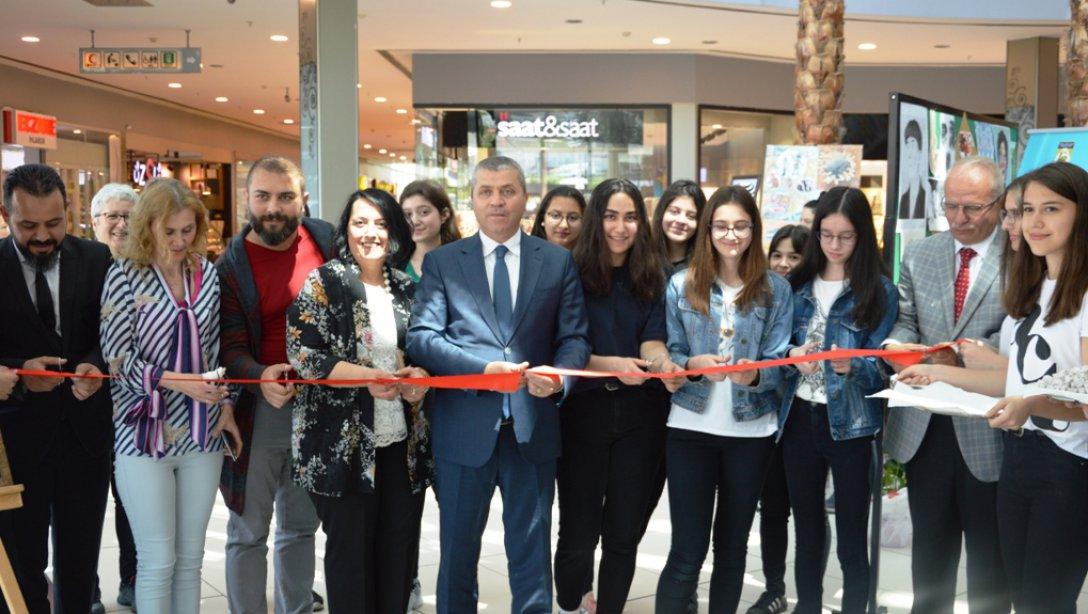 Fatma-Emin Kutvar Anadolu Lisesinin Resim Sergisi Açılışı Gerçekleştirildi.
