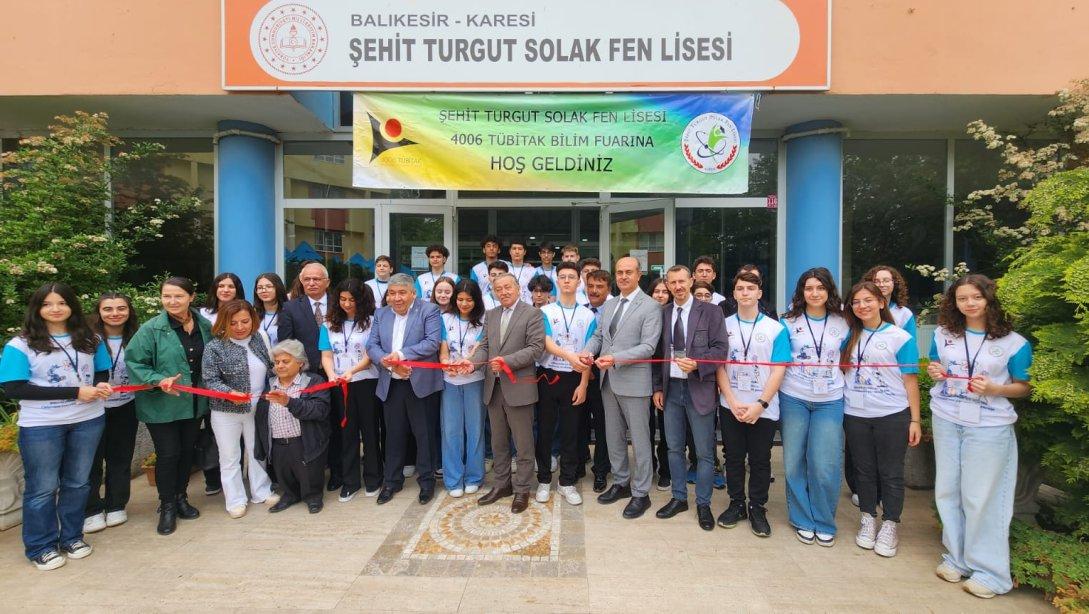 Şehit Turgut Solak Fen Lisesinde TÜBİTAK 4006-B Bilim Fuarı Coşkusu