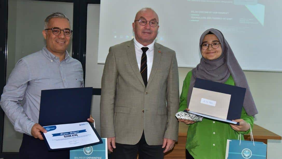 Şehit Prof. Dr. İlhan Varank Bilim ve Sanat Merkezi II. Liseler Arası AR-GE Teknoloji ve Tasarım Projeleri Yarışmasında 2. Oldu. 