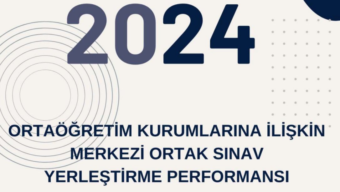 Karesi İlçesi 2024 Ortaöğretim Kurumlarına İlişkin Merkezi Ortak  Sınav Yerleştirme Performansı Hazırlandı.