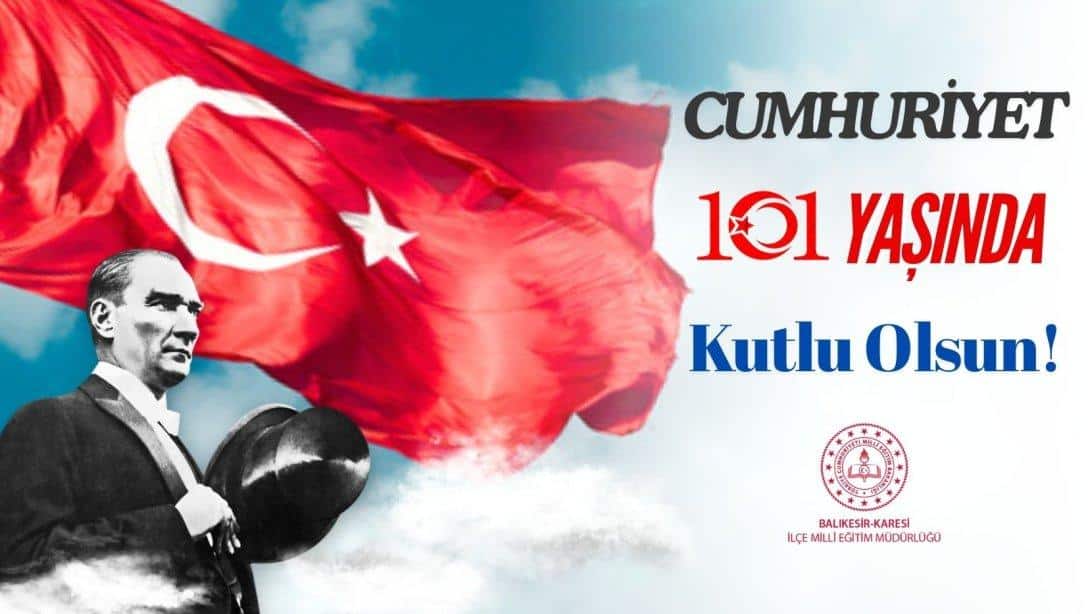 İlçe Milli Eğitim Müdürümüz Sayın Sami GÜNNÜ'nün 29 Ekim Cumhuriyet Bayramı Kutlama Mesajı